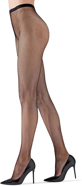 Classic Fishnet Tights, Comfortable and Smooth Women's Nylon Control Top Tights - Sizes Small to Large