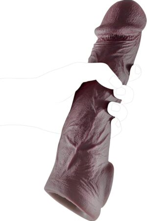 ferch Reusable Penis Sleeve with Cock Ring Sex Toy, 295'' Silicone Cock Extension Penis Extender Ultra-Soft Penis Enlarger for Men & Women, Couple