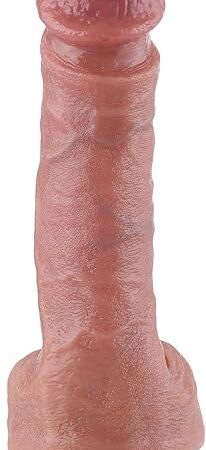 Hismith 712" Dual-Density Dildo, 5" Insertable Realistic Dildo with KlicLok System, Hands-Free Play Soft Sex Toy - Beginner Series