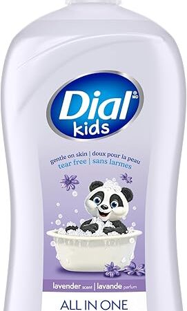 Dial Kids 3-in-1 Body+Hair+Bubble Bath, Lavender Scent, 32 fl oz