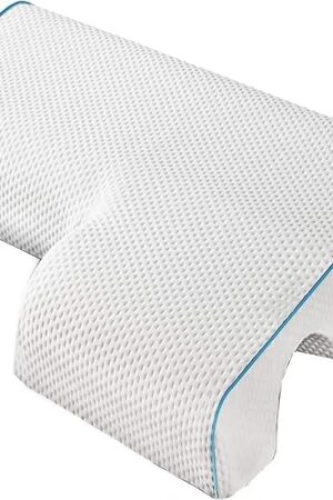 Arched Cuddle Pillow,Couples Pillow with Slow Rebound and Breathable Memory Foam,Couple Cuddle Sleep for Anti Pressure Hand (Left)