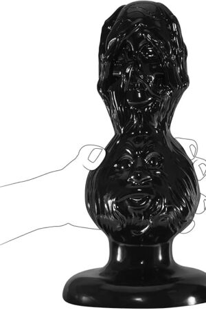 1141'' Super Huge 413'' Thick Wide Girth Butt Plug Anal Dildo with Strong Suction Cup Unique Shape G-Spot Knot Dildos Anus Dilator Prostate Stimulation Sex Toys for Women Men Advanced Player Master