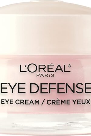 L'Oreal Paris Dermo-Expertise Eye Defense Eye Cream with Caffeine and Hyaluronic Acid 05 oz