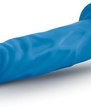 Eden Adult Sex Toys - Realistic Dual Density Dildo 75 Inch - Veiny Anal Dildo with Suction Cup ? Soft Firm Lifelike Penis for Clit Vaginal & G-spot Stimulation - Beginners Women Couple Sex Toy - Blue
