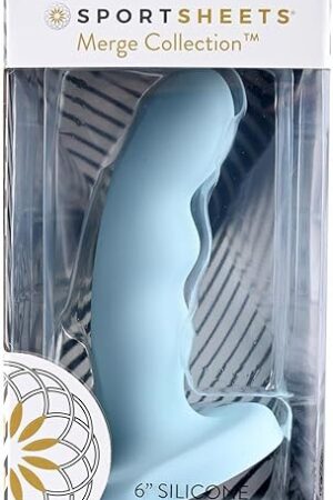 JASPAR 6IN SILICONE DILDO BLUE