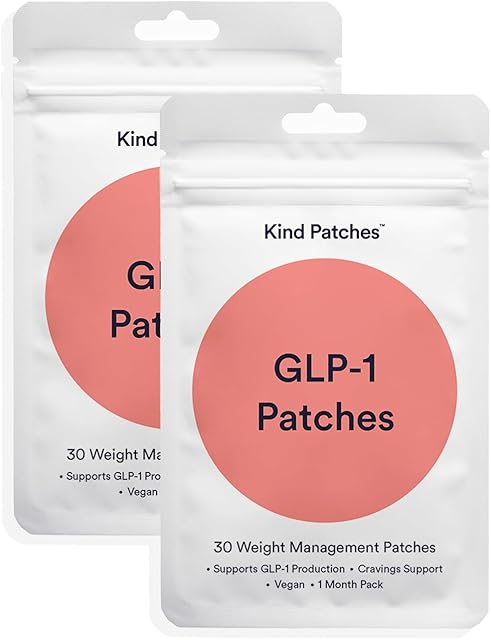 GLP - 1 Patches by Kind Patches for Unisex - 30 Count Patches - Pack of 2