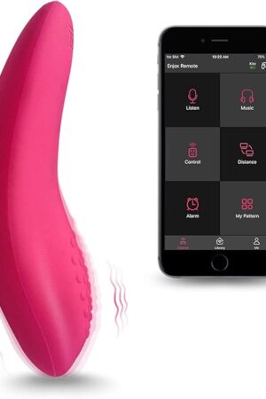 Kite App Controlled Panty Vibrator, Wearable Clitoral Stimulator with Long Distance Partner Remote, Powerful & Quiet Wireless Bullet Vibe for Women, Sound/Music Sync