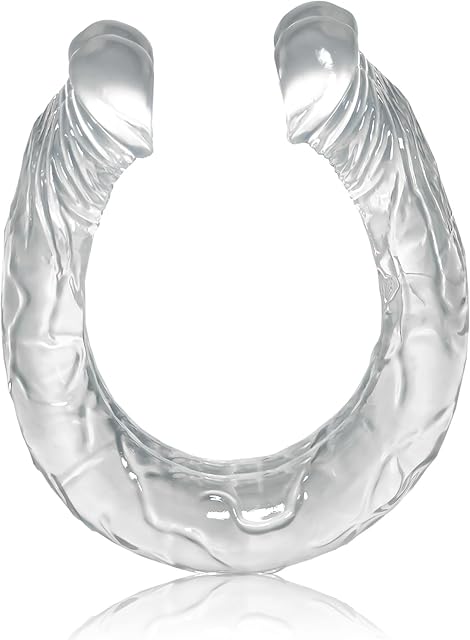 181 Inch Super Long Realistic Double-Ended Dildo Transparent Double Sided Dildos Anal Long Dildo Soft and Flexible Double Dildo Double Dong Realistic Dildos for Couple Men Women Penis YLMXHFC