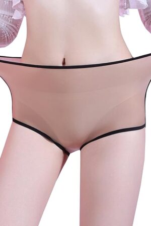 Women's Sexy 8D Oil Shiny Glossy Seamless Boyshorts Panties See Through Sheer Boxer Briefs Underwear