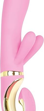 Gvibe - Grabbit G Spot Clit Rabbit Vibrator with Ears - Adult Sex Toys G-spot and Clitoral Stimulator Dildo for Women and Couple - 3 Powerful Motors