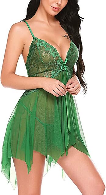 Women Lingerie Bodysuit Sexy Mesh See Through Pajama Set Fashion Erotic Bra Panties Outfits Casual Homewear Sets