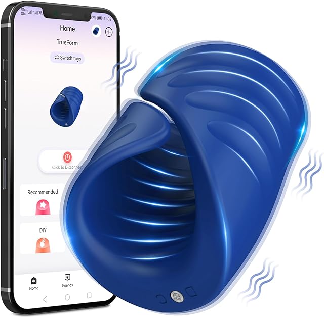 baiwatt Male Sex Toys for Men - Male Masturbator Penis Training Vibrator with APP Control, Vibrating Sex Toy Strokers Glans Trainer Stimulator, Mens Sex Machine Masturbators Adult Sex Toys & Games
