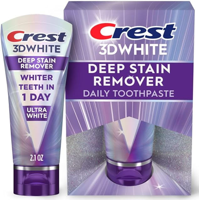 Crest 3DWhite Brilliance Deep Stain Remover Ultra White Toothpaste - 21oz