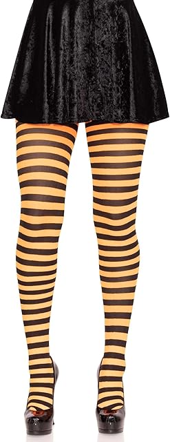 Women's Nylon Striped Tights