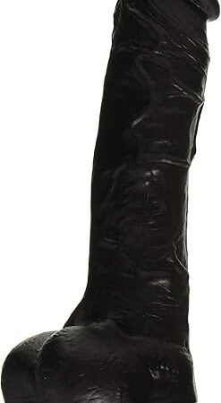 Coloursoft Soft Dildo, Black, 8 Inch (18154_Black)