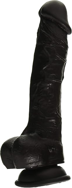 Coloursoft Soft Dildo, Black, 8 Inch (18154_Black)