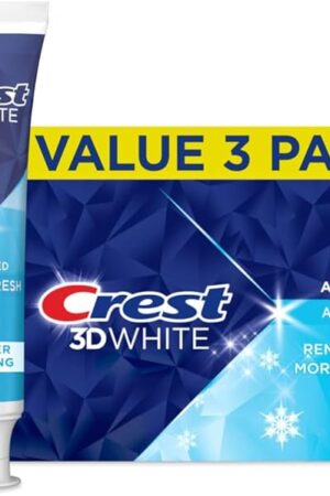 Crest 3D White Advanced Teeth Whitening Toothpaste, Arctic Fresh, 33 oz, Pack of 3