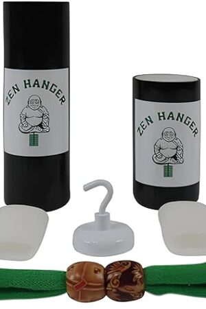 Zen Hanger Penis Weights Hanging System - Deluxe Weight Hanging Stretcher Kit for Beginners w/ 1.5 & 2.5 Pound Weights, Silicone Sleeves, Cotton Noose Rope, & More - Penile Enlargement Kit for Men
