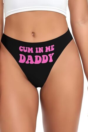 Cum In Me Daddy Shorts Sexy Slutty Underwear Panties Womens Booty Thongs For Women Sexy Ladies Underwear For Girl