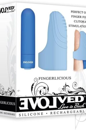 Evoled Love is Back Fingerlicious Blue Finger Vibrator