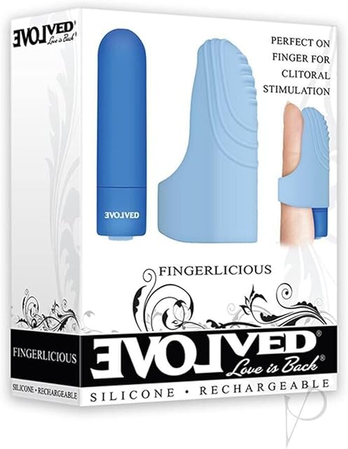 Evoled Love is Back Fingerlicious Blue Finger Vibrator