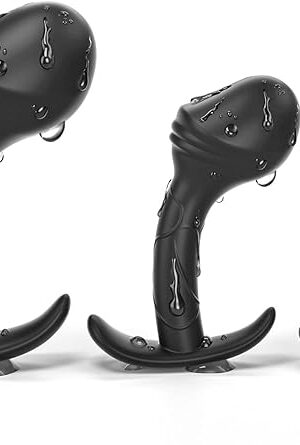 Anal Plug Training Sets?3 Sizes of Silicone Anal Butt Plug Trainer Kit for Comfortable Long-Term Wear, with Flared Base Prostate Sex Toys for Beginners Advanced Users