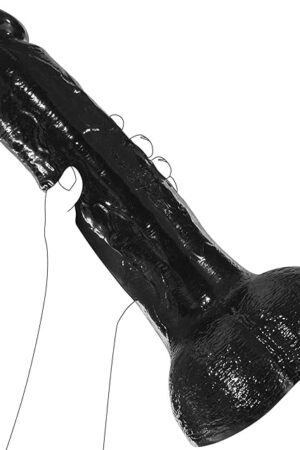 2.673 Diameter Huge Thick Dildo,13.3 inch Realistic XXXL Dildo with Strong Suction Cup,Lifelike Veins & Big Full Shaped Balls for Anal Play,Gag Gift Adult Sex Toys for Men and Women