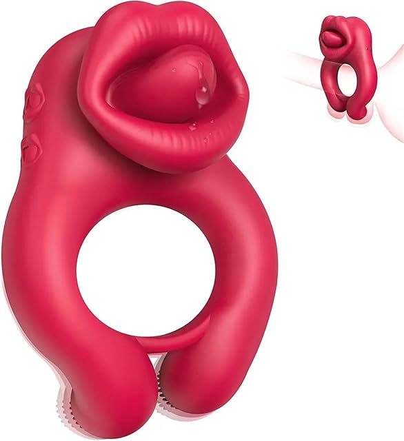 Couple Vibrador Vibrating Cock Ring for Adult Sex Toys Male Penis Vibrater Clitoral Balls Stimulator Dick Vibrator Men Women Pleasure 3 Powerful Motors 10 Vibration Modes