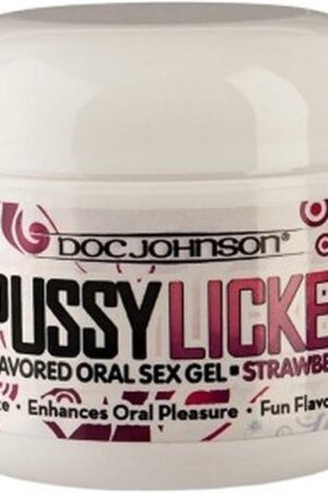Doc Johnson Pussy Licker Oral Sex Gel, Strawberry, 2 Ounce