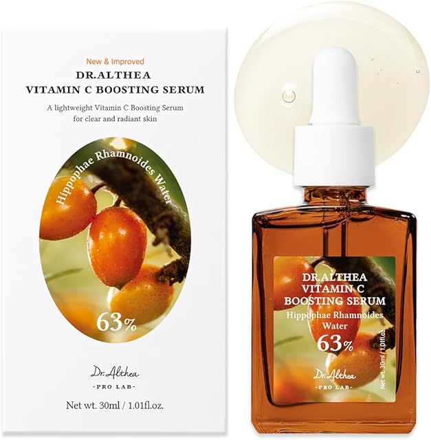 DrAlthea Vitamin C Boosting Serum | Daily Facial Serum with TRANEXAMIC ACID for All Skin Types | Helps Remove Dark Spots & Uneven Skin Tone | Korean Vegan Skin Care (Vitamin C Boosting RENEWED)