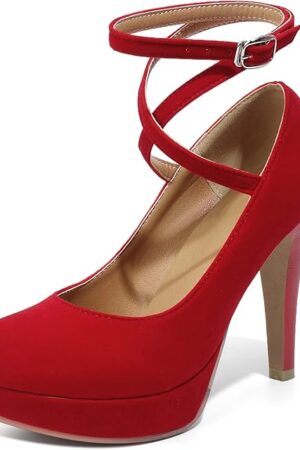 Fashion Vintage Womens Small Bowtie Platform Pumps Ladies Sexy High Heeled Shoes