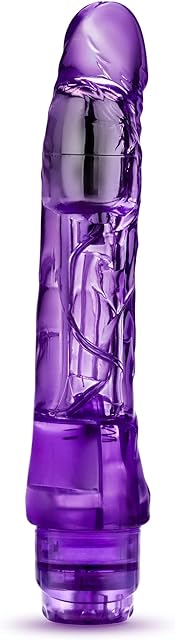 Eden Adult Sex Toys for Women & Couples - Realistic Curved Vibrating Dildo 9 Inch ? Powerful Vibration Modes, Flexible Penis for Clitoral G-Spot Stimulation ? Waterproof Female Vibrator Toy ? Purple