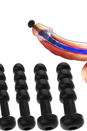5 PCS Catheters & Sounds Sex Toys Urethral Sounds Beads Urethral Plug Urinary Dilator Urethra Masturbation Rod Sex Toy for Men Trainer Kit for Men