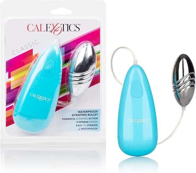CalExotics Waterproof Gyrating Bullet - Blue