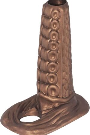 Hollow Penis Sleeve with Particles, 6IN Reusable Penis Enlarger Sleeve with Cock Ring, Silicone Tentacle Penis Extender Adult Sex Toy for Men & Women, Couple (Large)