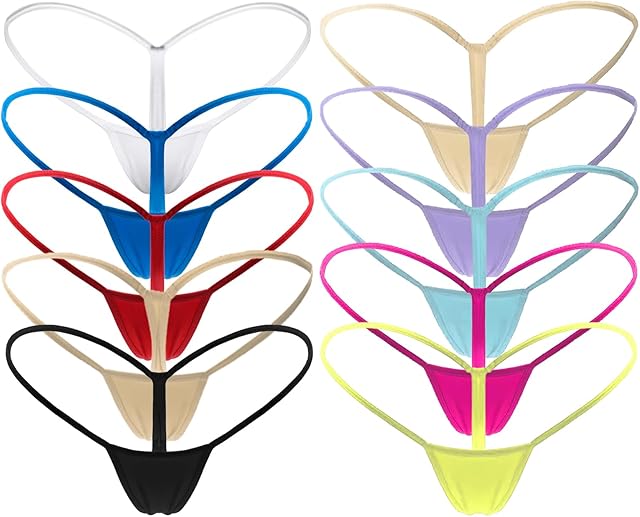 G-Strings Micro Thongs for Women Tiny Panties Low Rise T-back Underwear