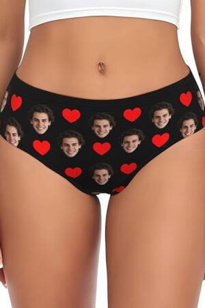 Custom Panties for women Custom Sexy Funny Underwear Personalized Briefs with Photo Personalized Gift for Birthday