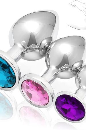 Couple Butt Training Tool Portable Stainless Steel Toys Plug Kit Plug Butt Adult Toy Exercise Tool for Men Women Sunglasses Z48
