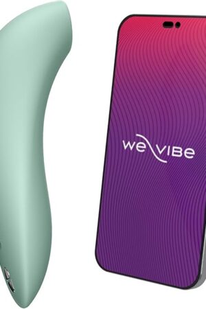 We-Vibe Melt 2 Clitoris Vibrator | Clitoral Stimulator Adult Sex Toys for Women | Clit Sucker Female Personal Massager | App Control Suction Masturbator | 12 Intensities & 6 Sucking Patterns | Sage