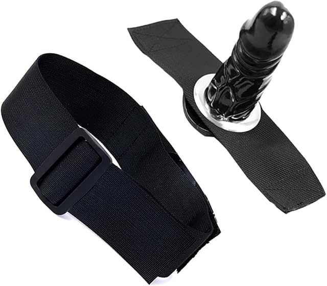 Leg Thigh Strap on Dildo Knee Face Harness Strap Dildo Dong Realistic Penis Lesbian Gay Sex Toys for Women Female Masturbation