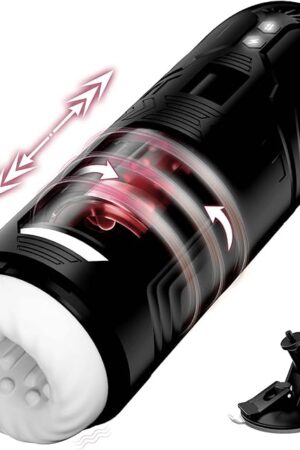 Automatic Male Masturbator Sex Toys for Men, Removable Male Sex Toys with 7 Thrusting & 7 Rotating ? Vibration Modes, Visual Window Adult Toy with Hands Free Pocket Pussy Sex Machine Penis Pump