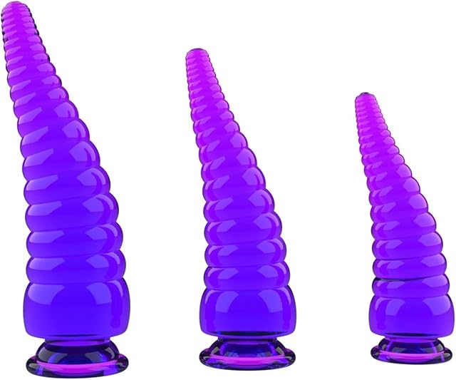 Dildo Anal Plug Butt Dilator with Big Suction Cup Sex Toys for Women Men Anus Expander Massage (Color : S-01)