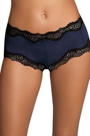 Cheeky Scalloped Lace Hipster (Navy/Black - 9)
