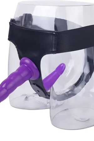 Adjustable Harness Strapless Strap-On Dildo Kit, Two Realistic Dildos, Women's Strap Design, Lesbian Couples