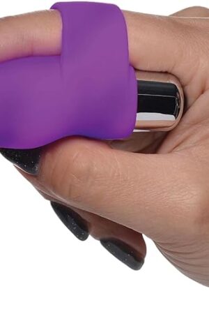G-Thrill Silicone Finger Vibe - Purple