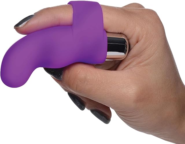 G-Thrill Silicone Finger Vibe - Purple