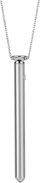 CRAVE Vesper Original Vibrator Necklace | Wearable Sex Toys Vibrating Necklace for Adults | Luxury Adult Toys & Adult Toy Accessories, Silver