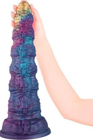Huge Dildo 16 Inch Extra Long Large Realistic Dildo Oversized Fantasy Dildos, 4'' Diamater Thick Giant, Fat Big Silicone Plugs with Suction Cup Base, Adult Sex Toy for Advanced Players