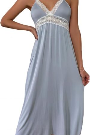 Women Lingerie Nightgowns Lace Camisole Sleepdress Babydoll