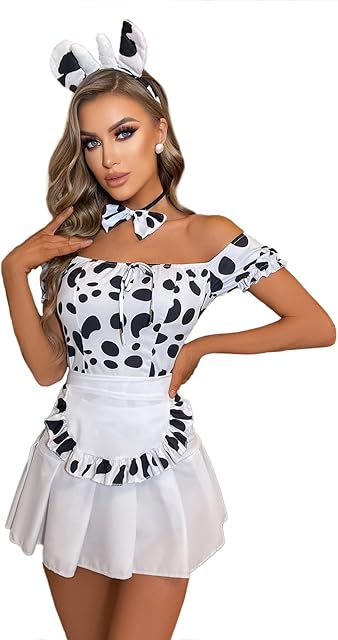 Women's French Maid Outfit Sexy Anime Cosplay French Apron Maid Dress Fancy Costume Halloween costume for Women 2024